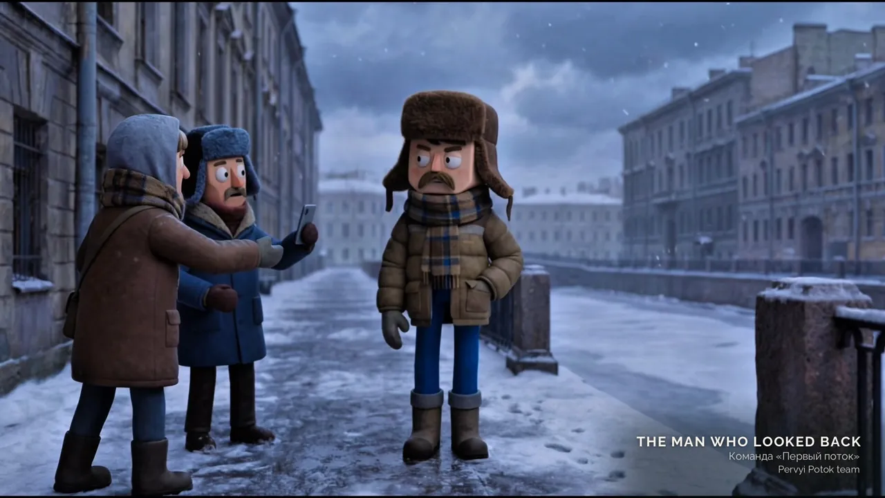Кадр из фильма «The Man Who Looked Back», автор Команда «Первый поток»